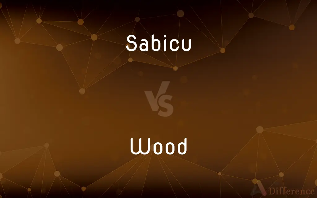 Sabicu vs. Wood — What's the Difference?