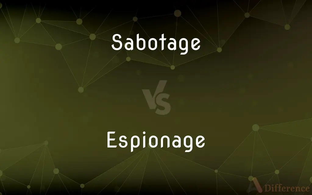 Sabotage vs. Espionage — What's the Difference?