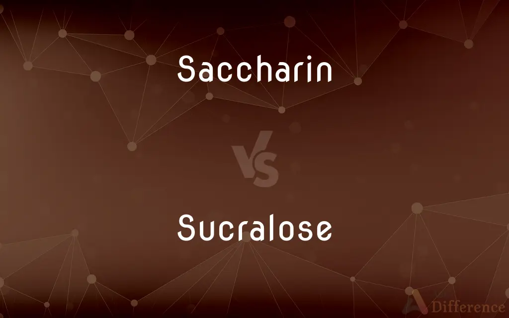 Saccharin vs. Sucralose — What's the Difference?