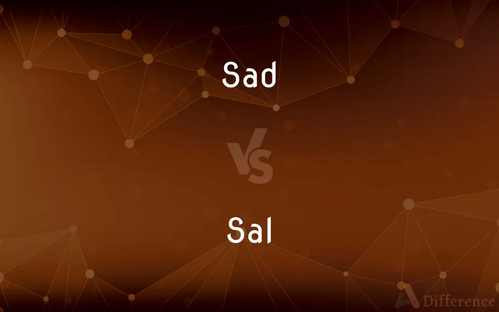 Sad vs. Sal — What's the Difference?