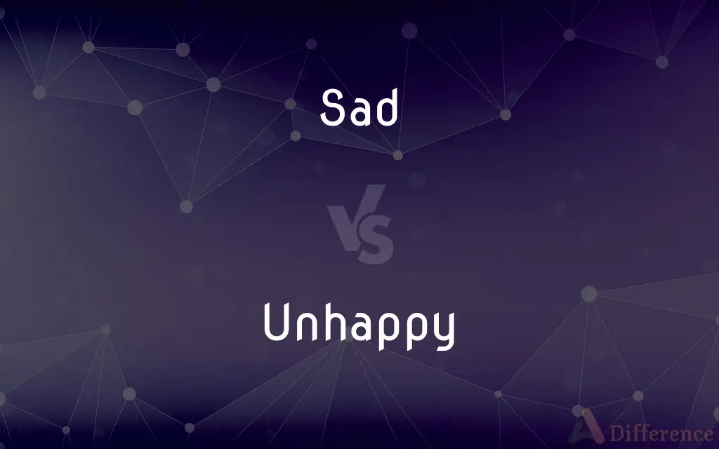 Sad vs. Unhappy — What's the Difference?