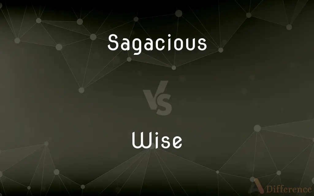 Sagacious vs. Wise — What's the Difference?