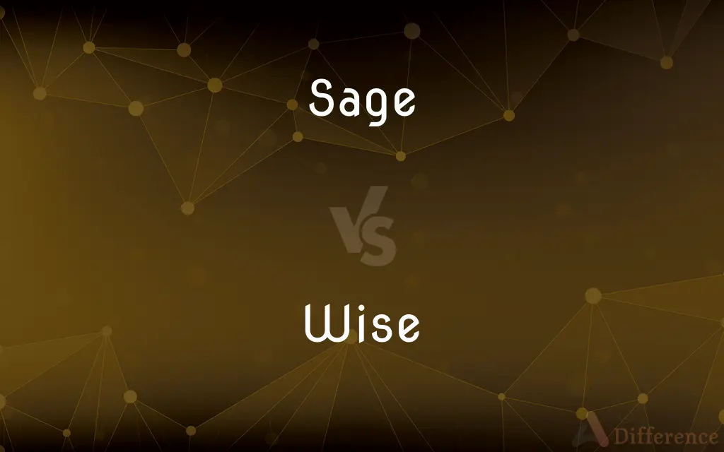 Sage vs. Wise — What's the Difference?