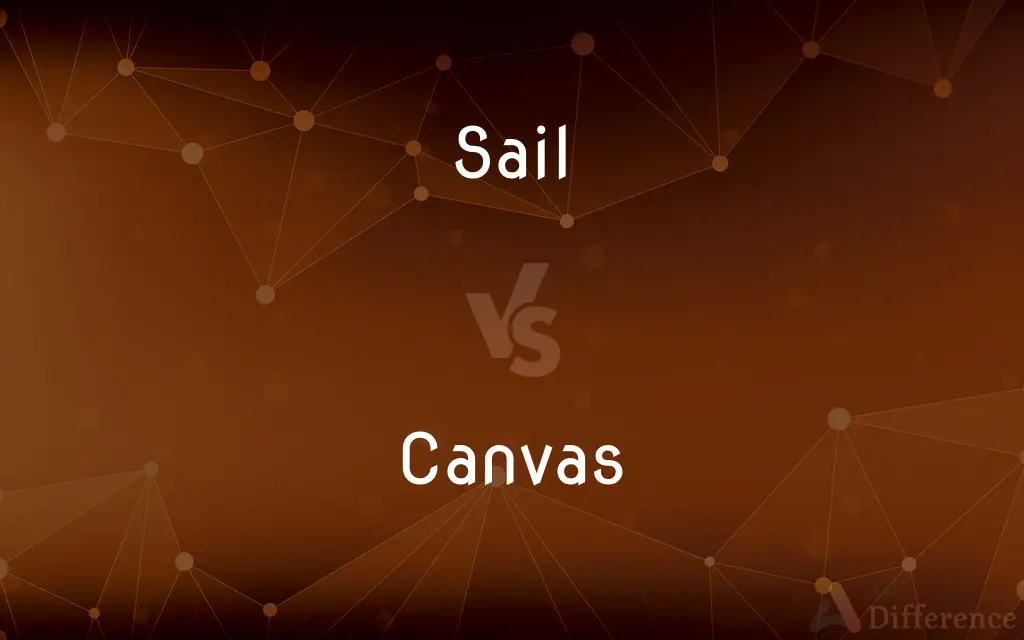 Sail vs. Canvas — What's the Difference?