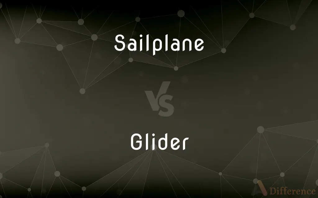 Sailplane vs. Glider — What's the Difference?