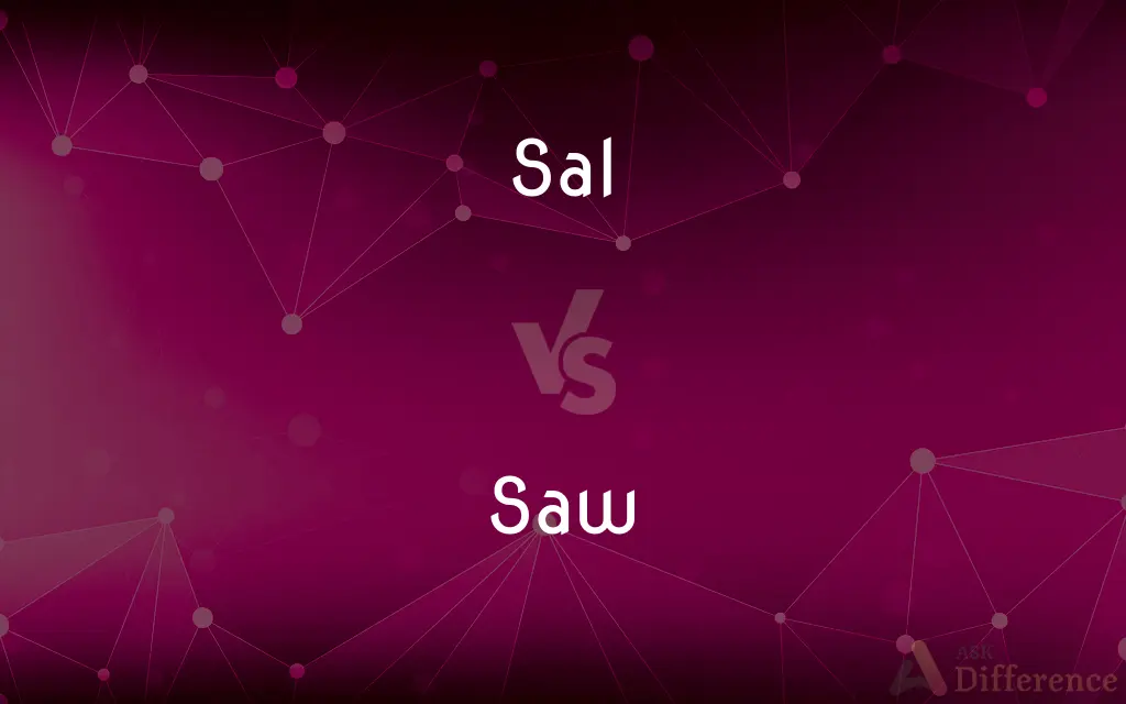 Sal vs. Saw — What's the Difference?