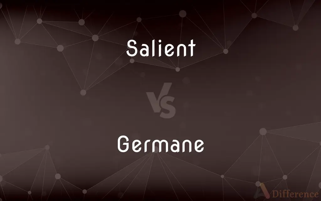 Salient vs. Germane — What's the Difference?