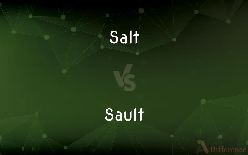Salt vs. Sault — What's the Difference?