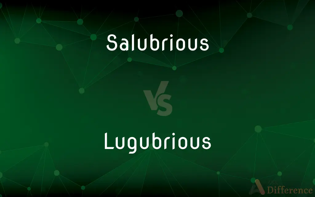 Salubrious vs. Lugubrious
