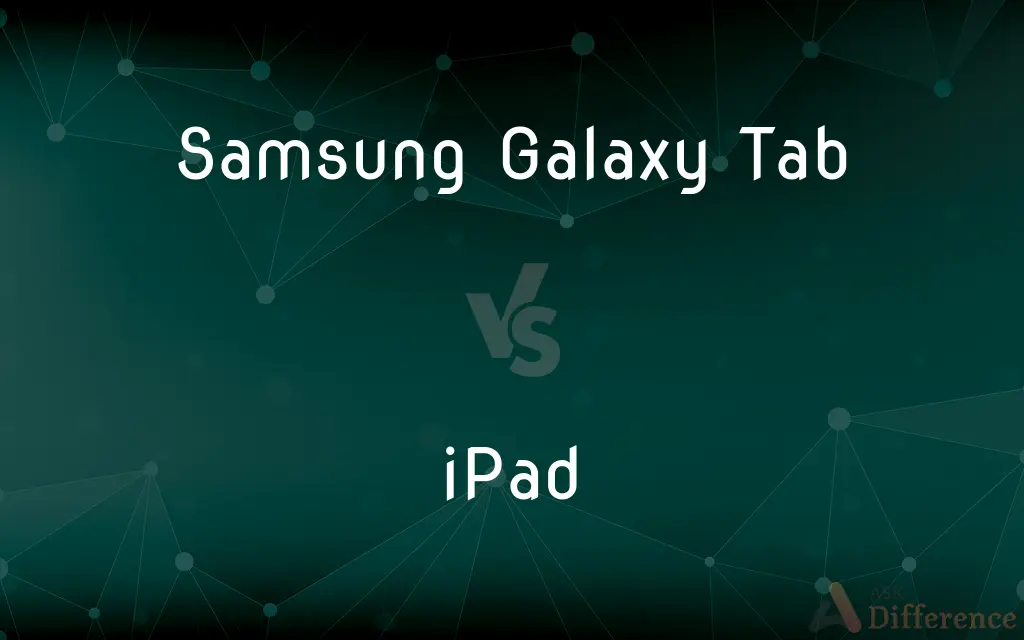 Samsung Galaxy Tab vs. iPad — What's the Difference?