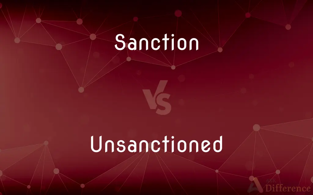 Sanction vs. Unsanctioned — What's the Difference?