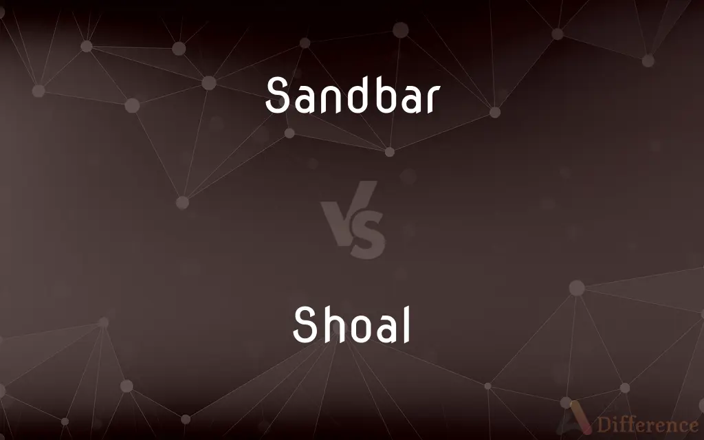 Sandbar vs. Shoal — What's the Difference?