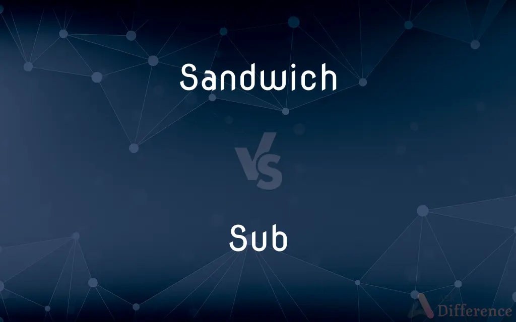 Sandwich vs. Sub — What's the Difference?