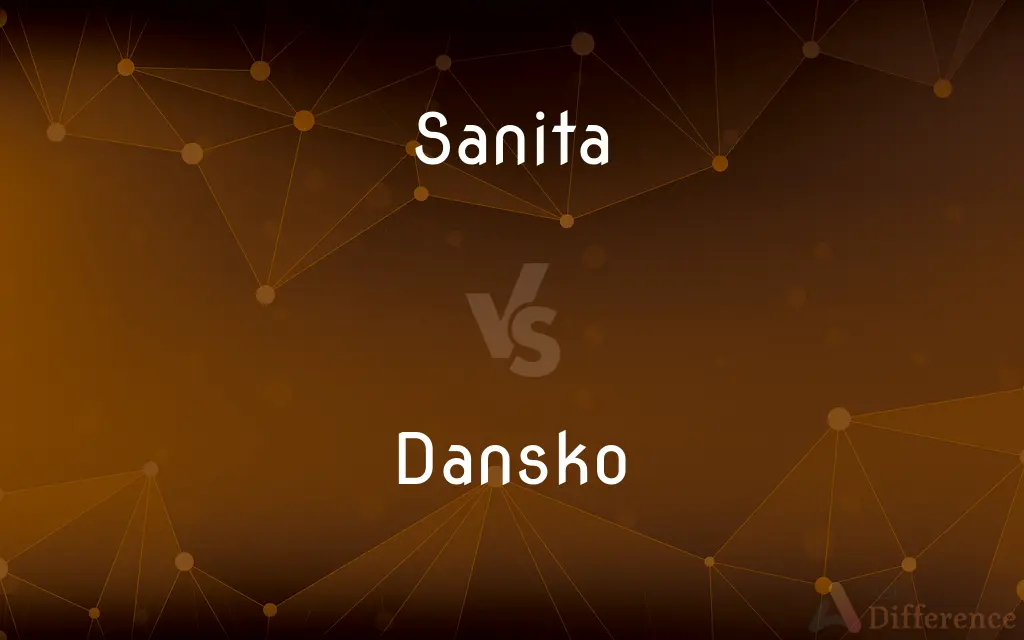 Sanita vs. Dansko — What's the Difference?