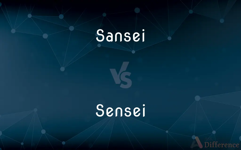 Sansei vs. Sensei — What's the Difference?