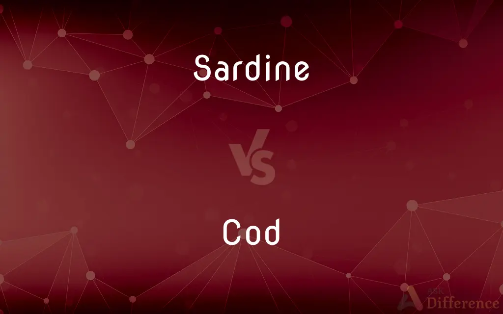 Sardine vs. Cod — What's the Difference?