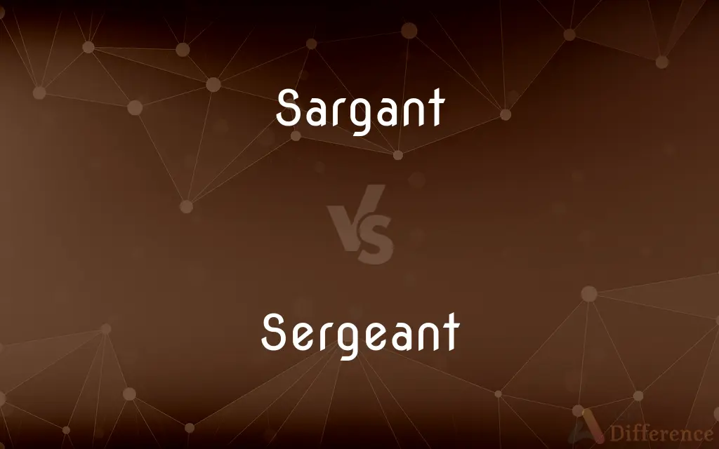 Sargant vs. Sergeant — Which is Correct Spelling?