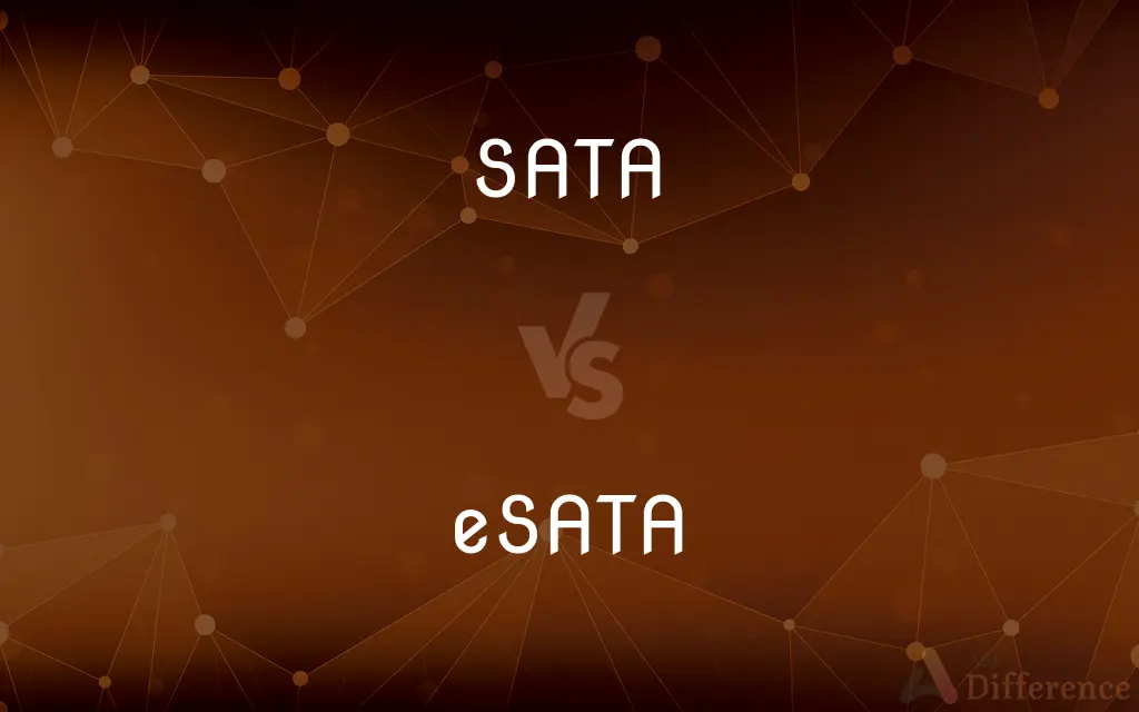 SATA vs. eSATA — What's the Difference?