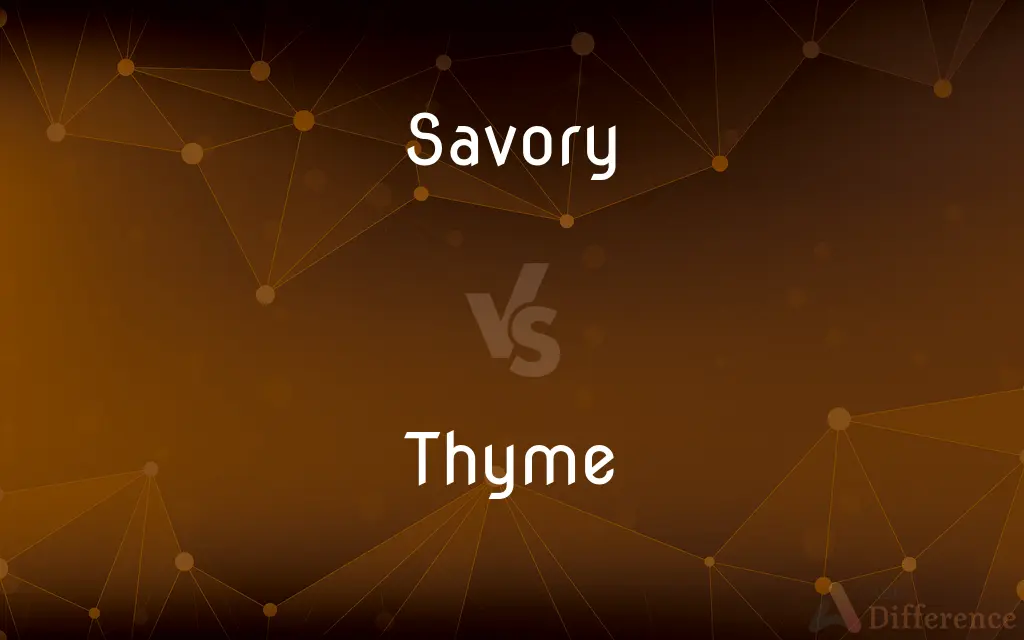 Savory vs. Thyme — What's the Difference?