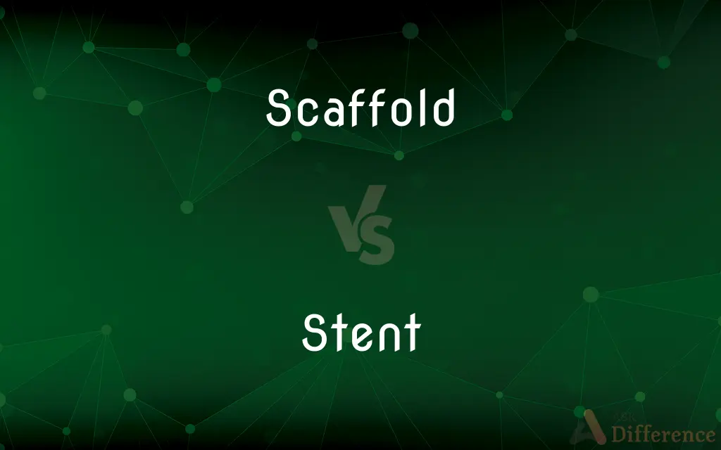Scaffold vs. Stent — What's the Difference?