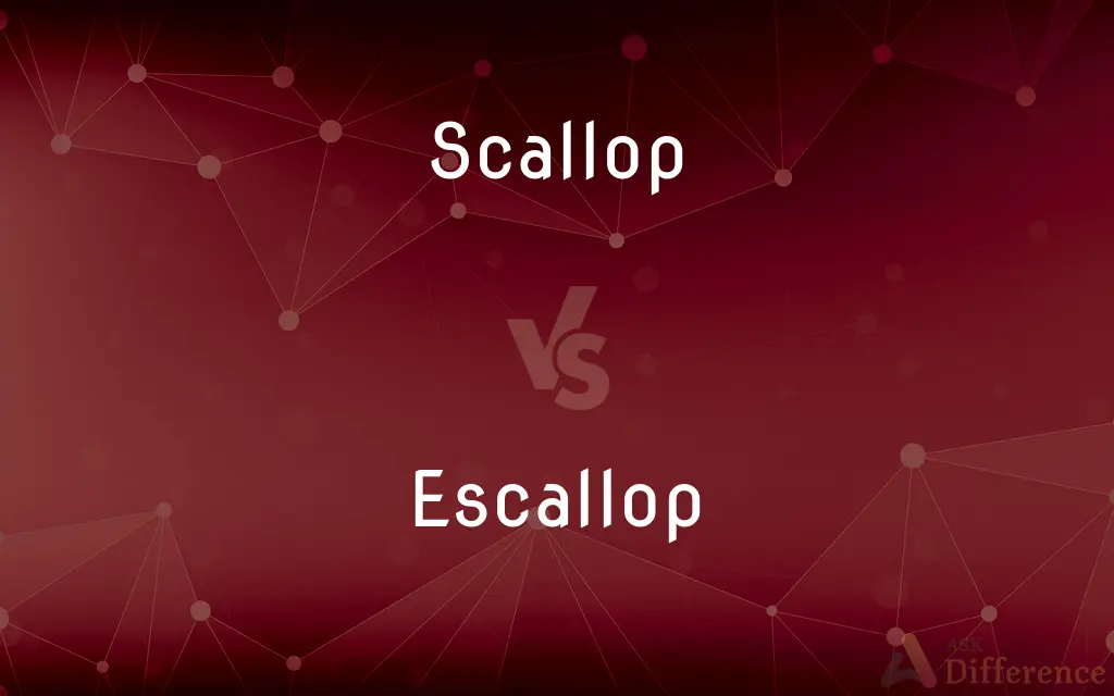Scallop vs. Escallop — What's the Difference?