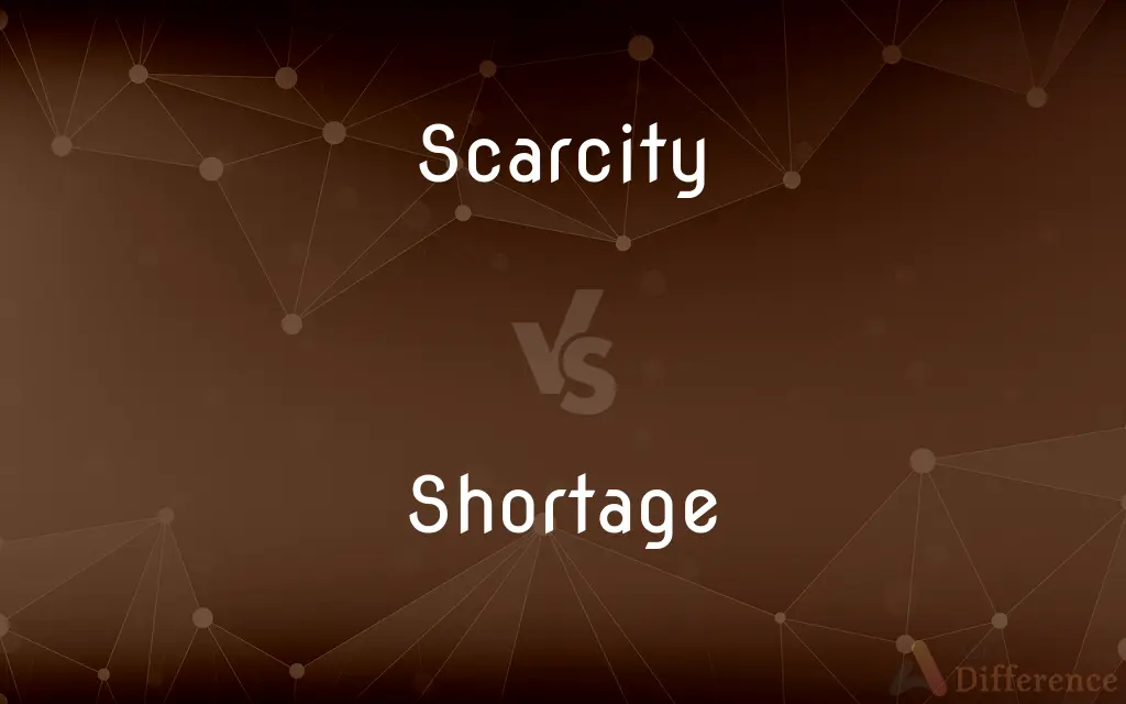 Scarcity vs. Shortage — What's the Difference?