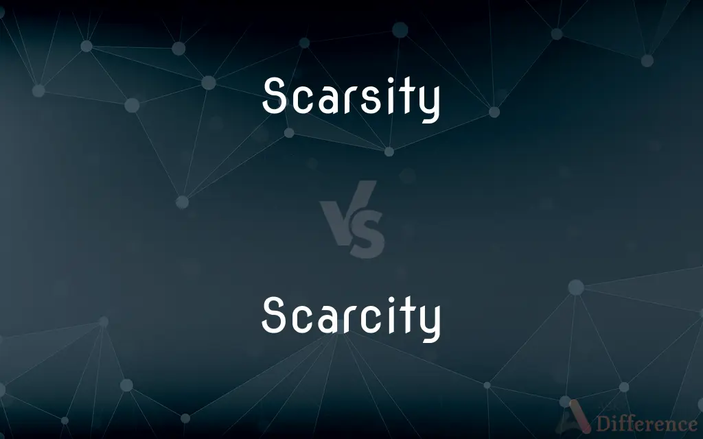 Scarsity vs. Scarcity — Which is Correct Spelling?