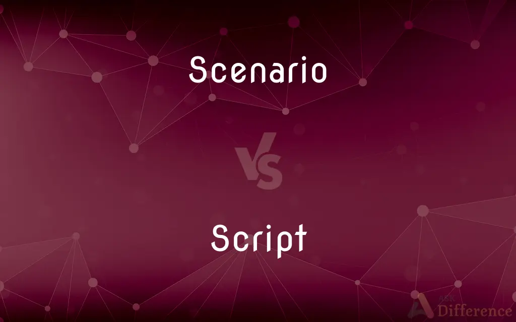 Scenario vs. Script — What's the Difference?