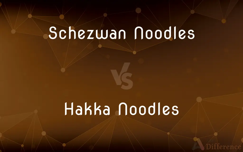 Schezwan Noodles vs. Hakka Noodles — What's the Difference?