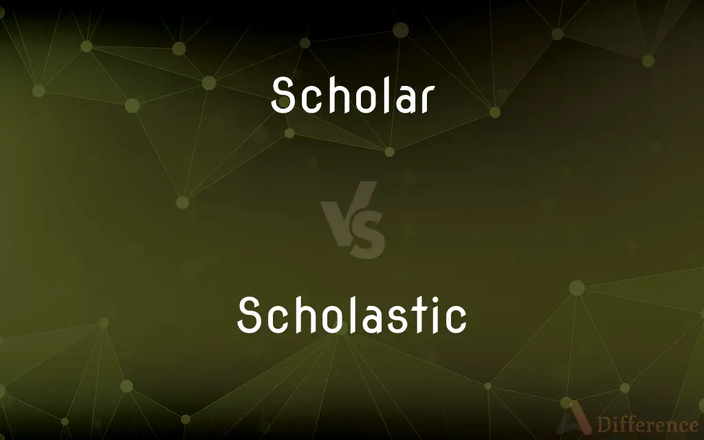 Scholar vs. Scholastic — What's the Difference?
