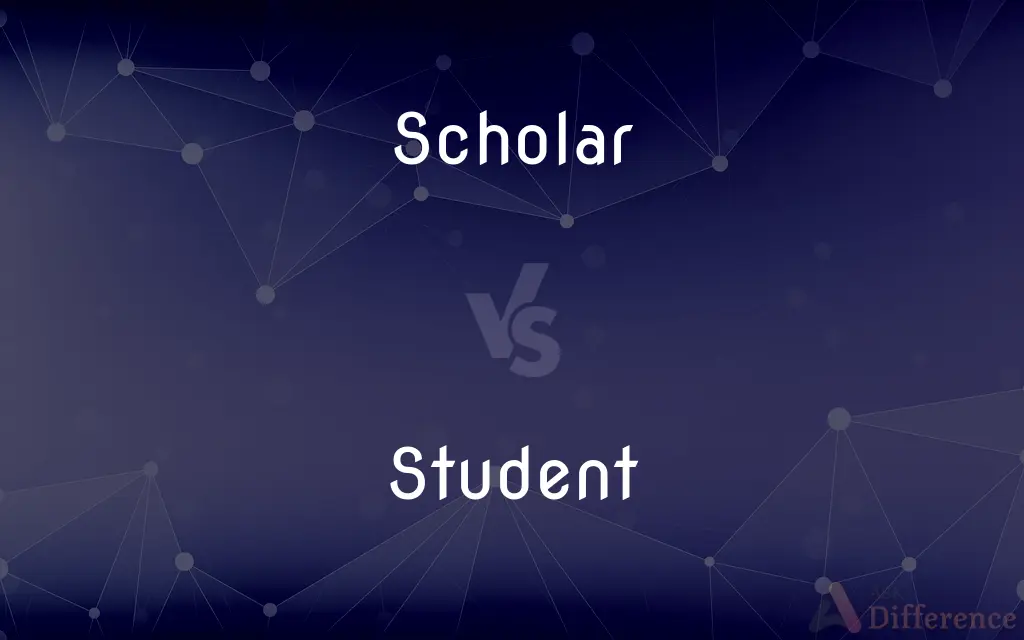 Scholar vs. Student — What's the Difference?