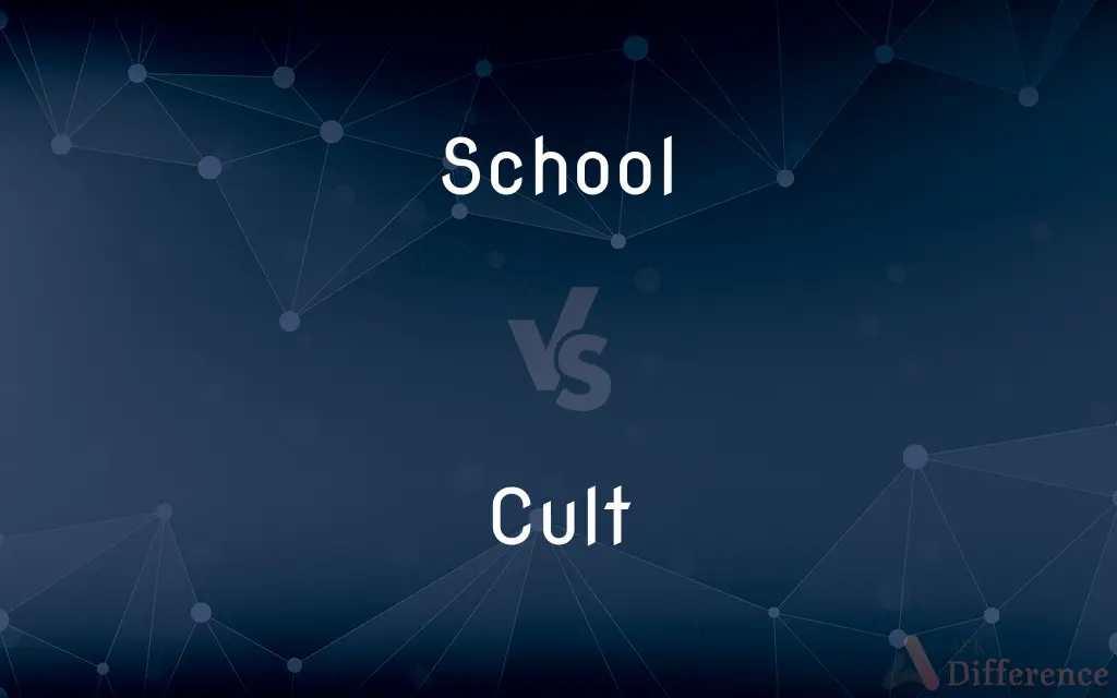 School vs. Cult — What's the Difference?