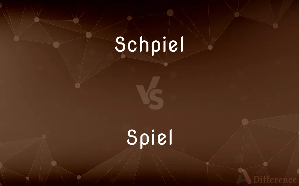 Schpiel vs. Spiel — Which is Correct Spelling?