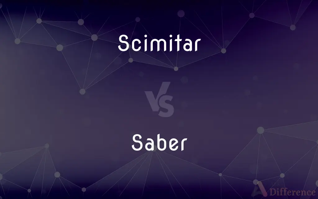 Scimitar vs. Saber — What's the Difference?