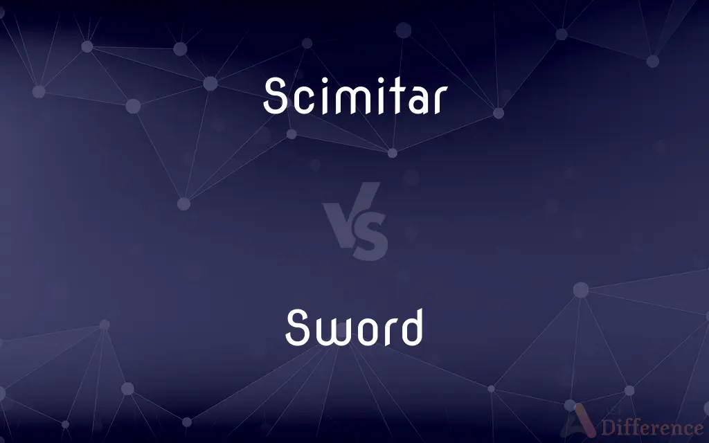 Scimitar vs. Sword — What's the Difference?
