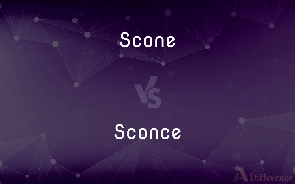 Scone vs. Sconce — What's the Difference?