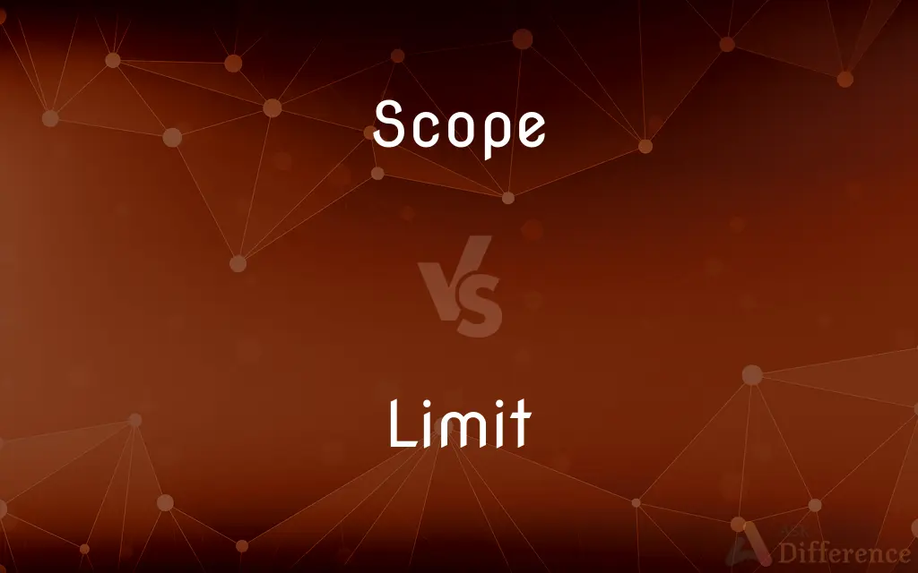 Scope vs. Limit — What's the Difference?
