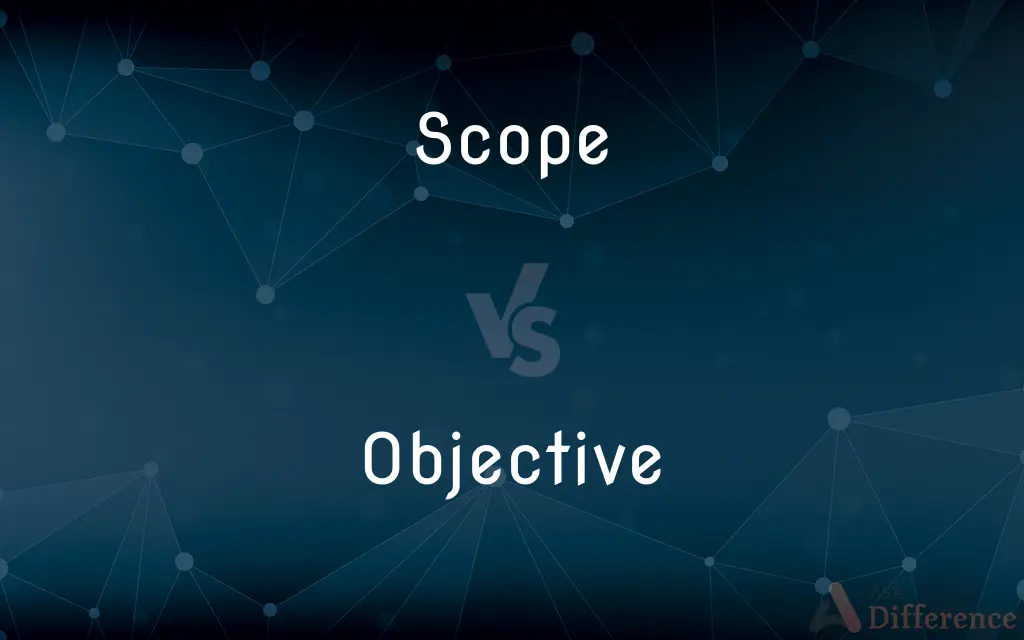 Scope vs. Objective — What's the Difference?