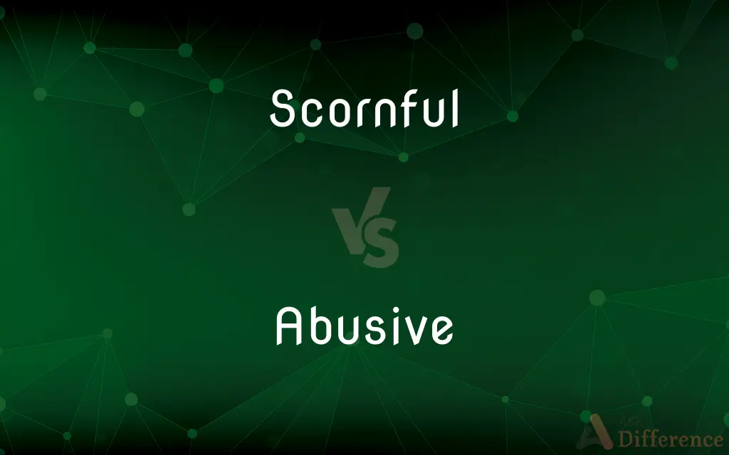 Scornful vs. Abusive — What's the Difference?