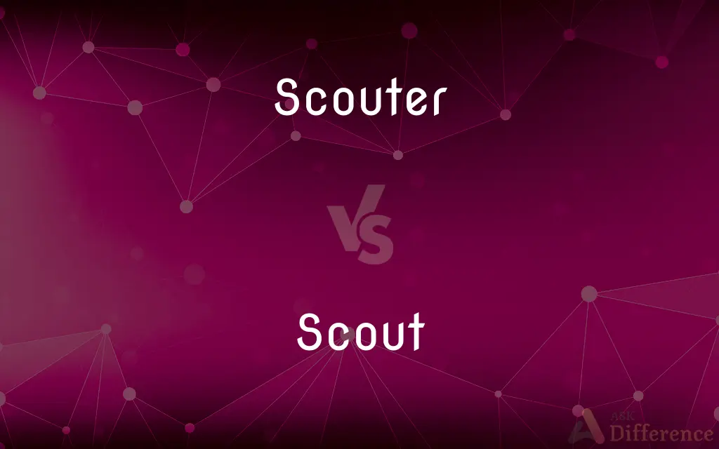 Scouter vs. Scout — What's the Difference?