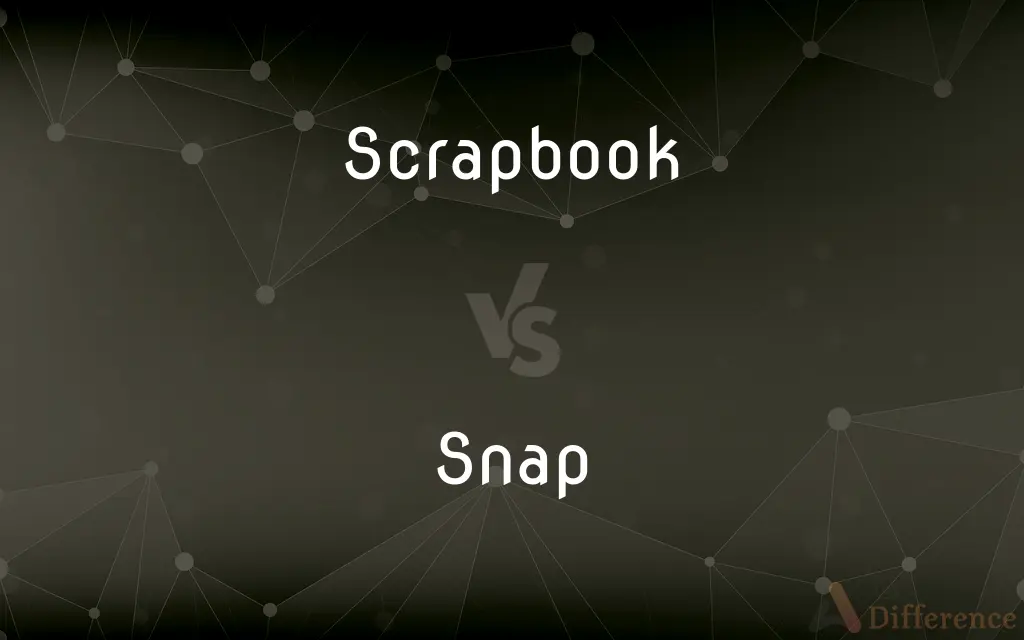 Scrapbook vs. Snap — What's the Difference?