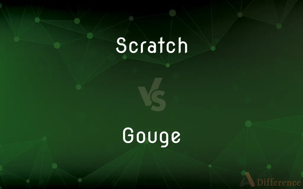 Scratch vs. Gouge — What's the Difference?