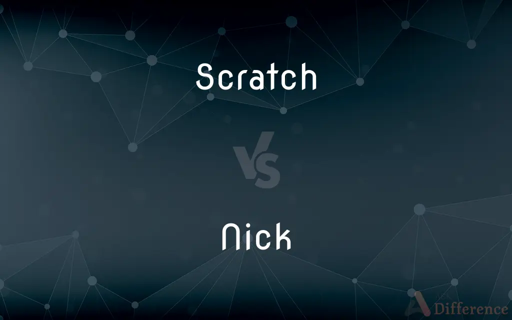Scratch vs. Nick — What's the Difference?