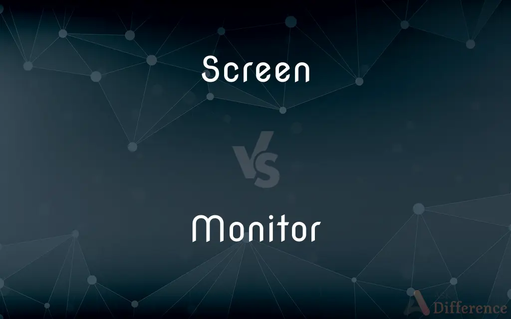Screen vs. Monitor — What's the Difference?
