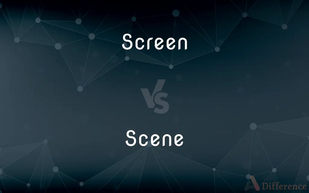 Screen vs. Scene — What's the Difference?