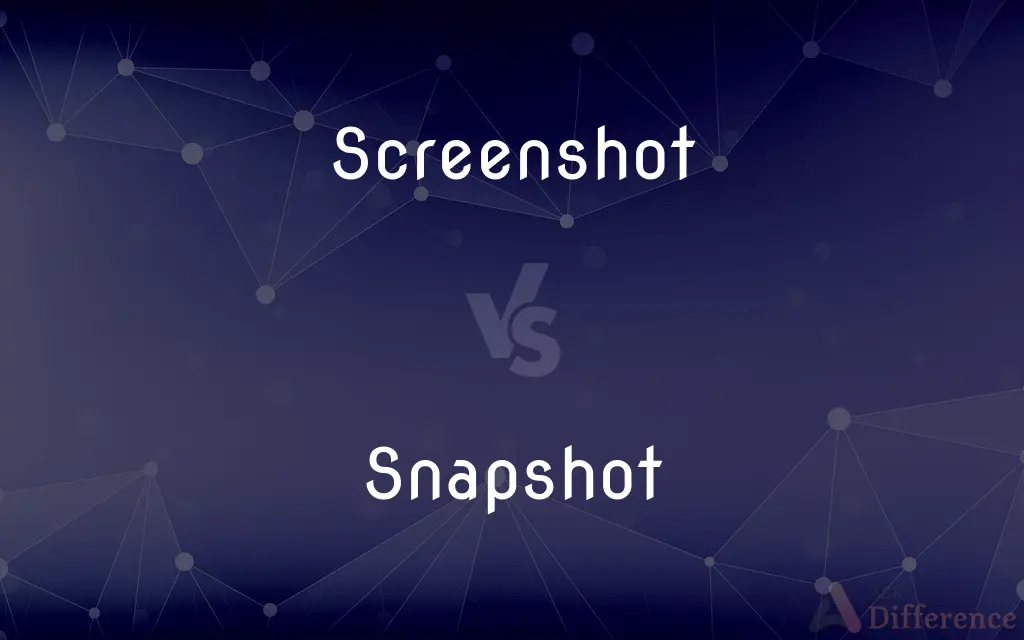 Screenshot vs. Snapshot — What's the Difference?