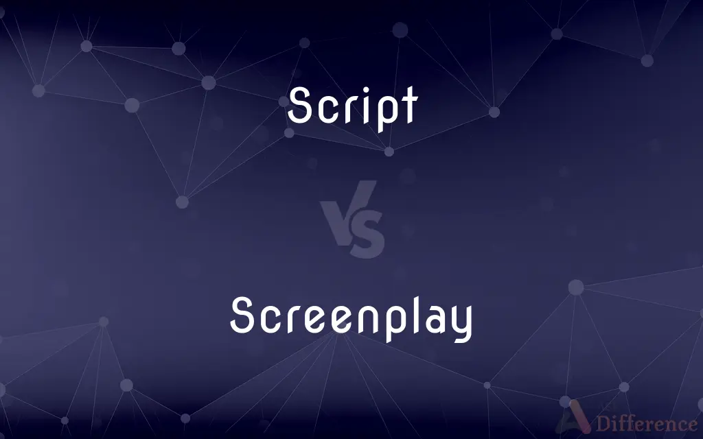 Script vs. Screenplay — What's the Difference?