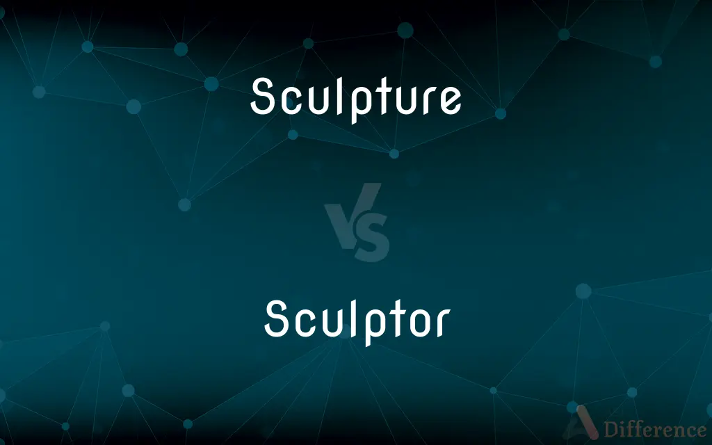 Sculpture vs. Sculptor — What's the Difference?