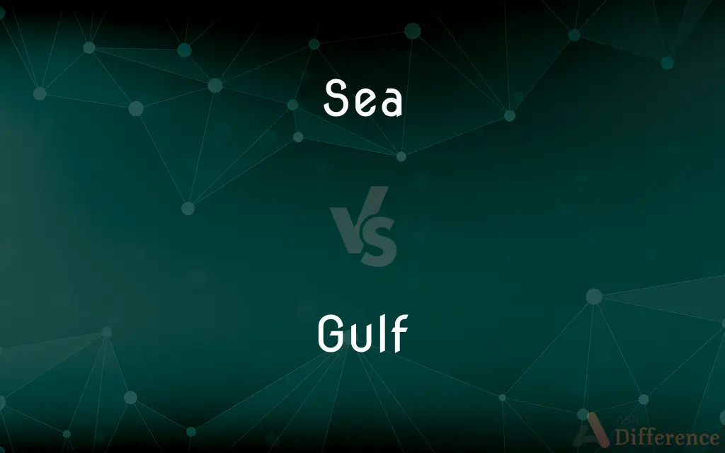 Sea vs. Gulf — What's the Difference?