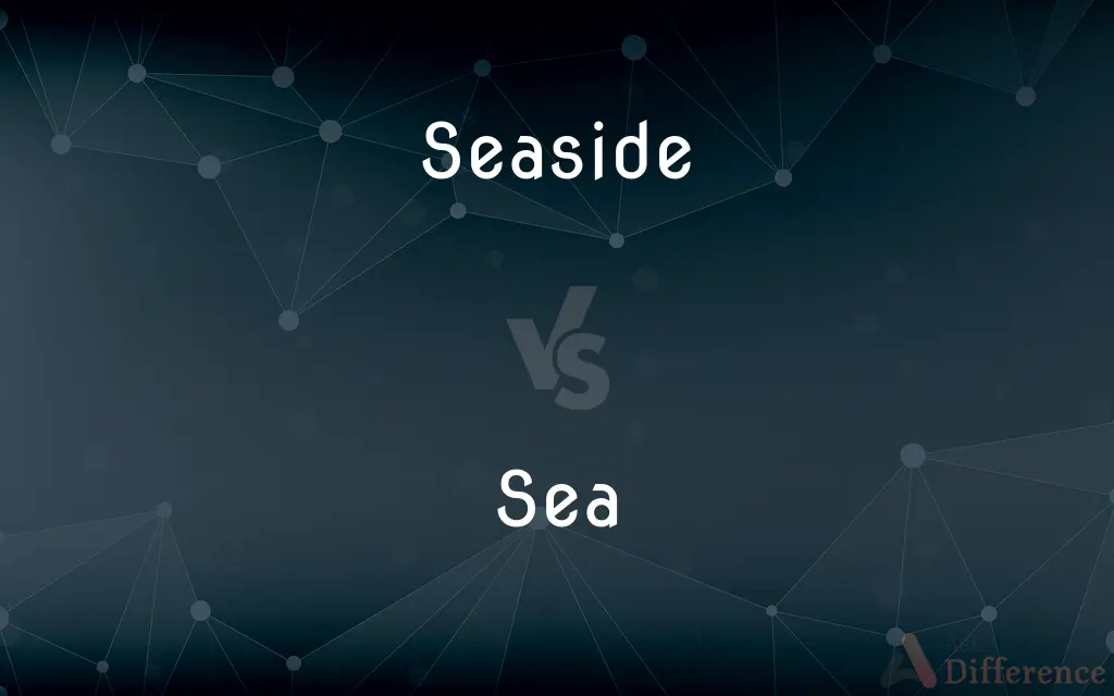 Seaside vs. Sea — What's the Difference?